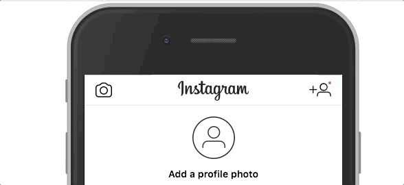 instagram loading indicator on mobile